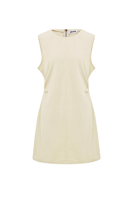 Cute Mini Dress - Off White