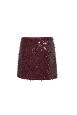 Polyester fiber (polyester) Mini skirts Sequins Elegant Fall/Winter  Clothes