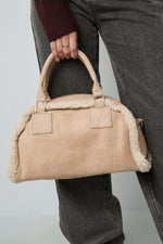 Shoulder bag with teddy details