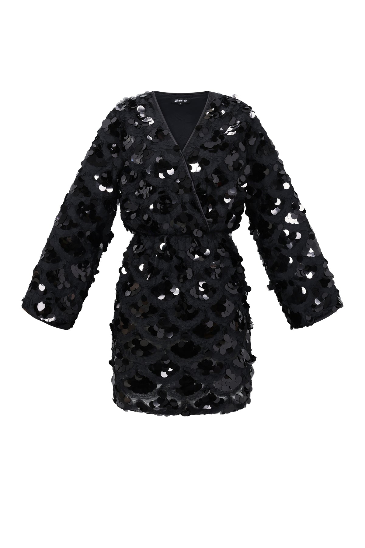 Polyester fiber (polyester) Mini dresses Sequins Elegant Fall/Winter  Clothes